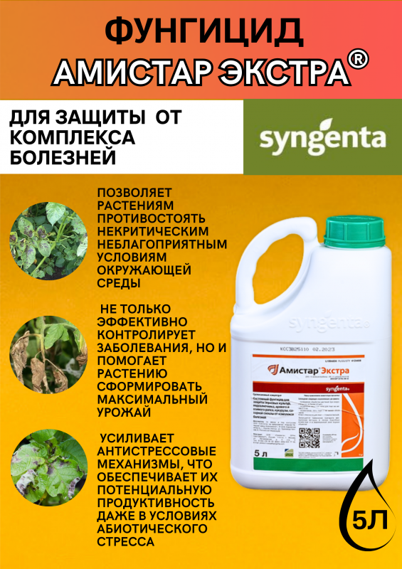 Амистар Экстра 5 литров фунгицид